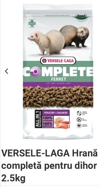 Hrana completa pt dihor, 2,5kg pret redus!